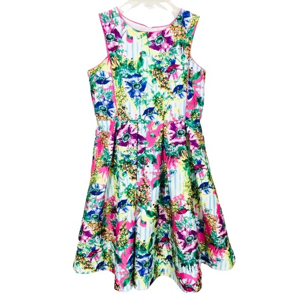 Pippa & Julie Big Girls Floral Occasion Dress - Size 16 - Picture 1 of 6